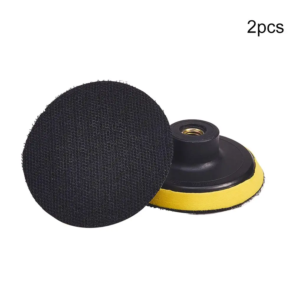 OD 80mm x2 pcs Utoolmart Горячие абразивные инструменты 80/100x10x5 мм шлифовальный станок шлифовальный Полировочный липкий диск подложка Backer Pad 1-7 шт - Цвет: OD 80mm x2 pcs