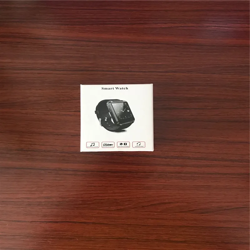 Box without watch Смарт-браслет Bluetooth Смарт-часы U8 наручные часы уведомления о сообщениях Смарт-часы для Android часы Iphone Удаленная камера - Цвет: Box without watch