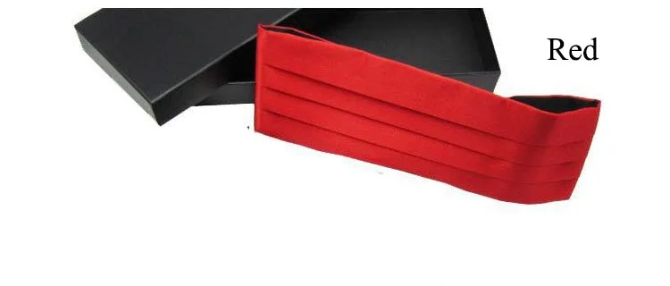 Red Deepeel, 1 шт., 13 см* 80-115 см, мужской костюм, широкие пояса, галстук-бабочка, карман, полотенце, костюм из трех предметов, Шелковый мужской пояс YK692 - Цвет: Red