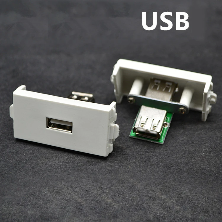 Настенная пластина с портами USB+ RJ11+ LC Белая настенная Лицевая панель кабельная система обслуживание телефон Keystone волоконно-оптический