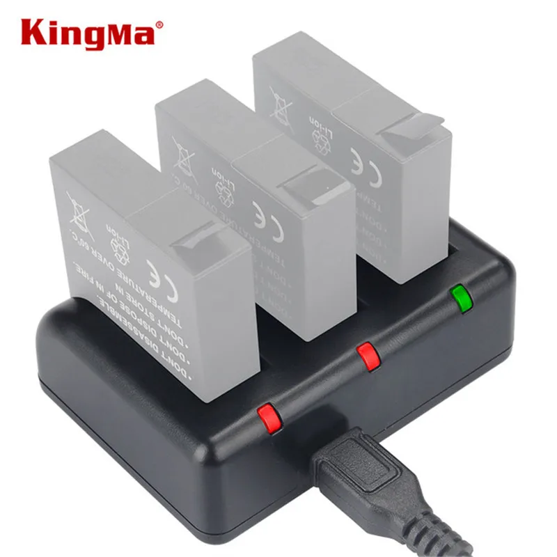 3 шт. канальное USB зарядное устройство адаптер для Xiaomi 4k YI 2 4K PLUS Yi Lite аксессуары