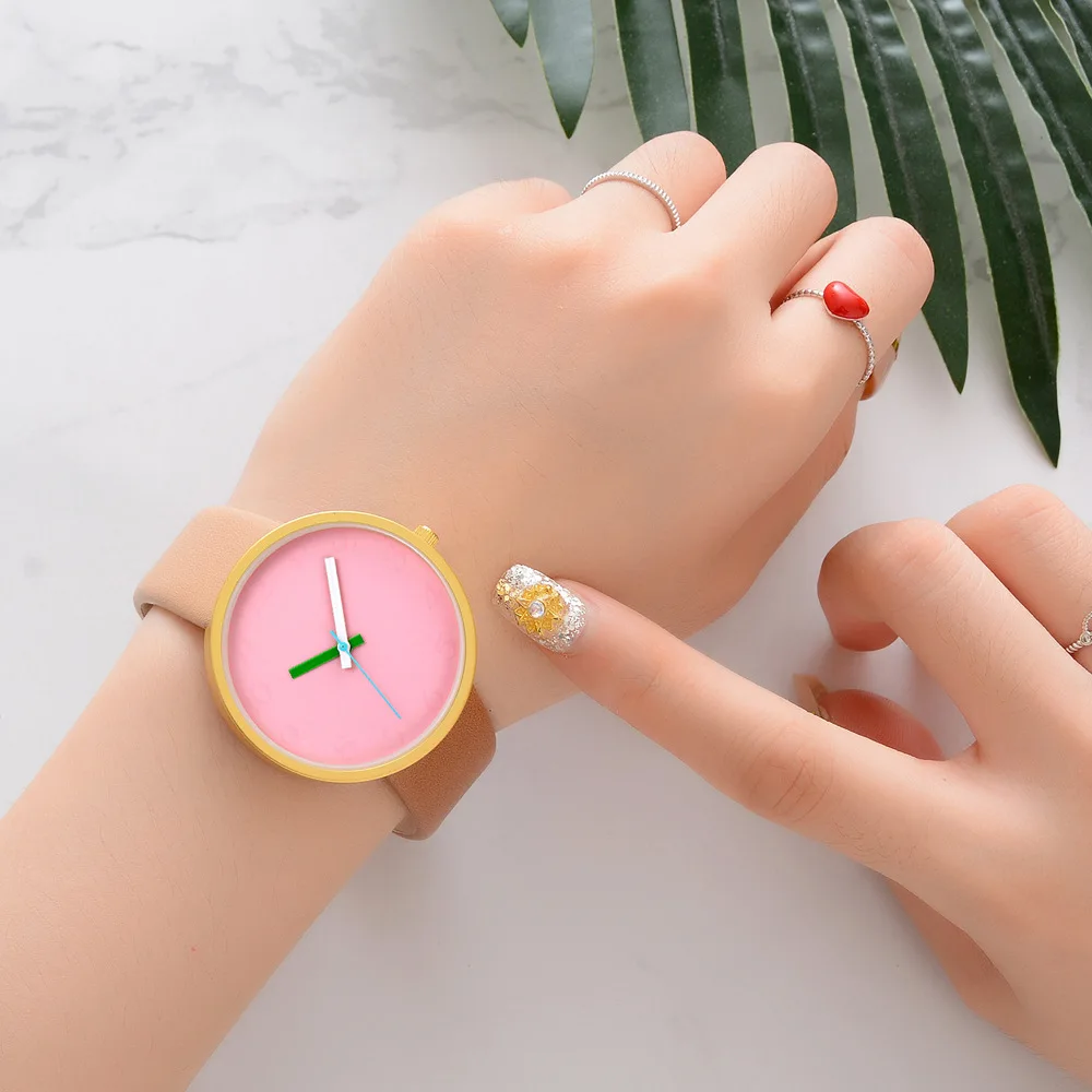 Модный ремешок женские повседневные кварцевые часы мужские часы Montre Femme Reloj Mujer Часы с кожаным ремешком спортивные наручные часы подарок для пары