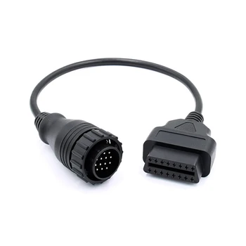 

High quality For Mercedes FOR BENZ Sprinter 14pin to 16pin car Diagnostic cable 14 pin to OBDII OBD2 16 pin Adapter