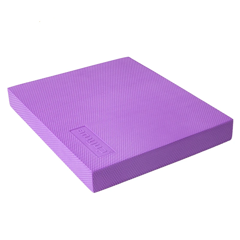 Йога баланс Пилатес Pad Талии Обучение Фитнес сбалансированная Подушка лодыжки восстановления колена физиотерапия балансировка тренировки - Цвет: Фиолетовый