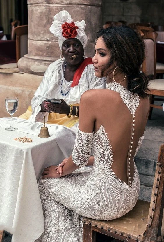 Vestido De Noiva Иллюзия Назад арабское свадебное платье класса люкс с высоким воротом свадебное платье с юбкой-годе сексуальное длинное официальное вечернее платье