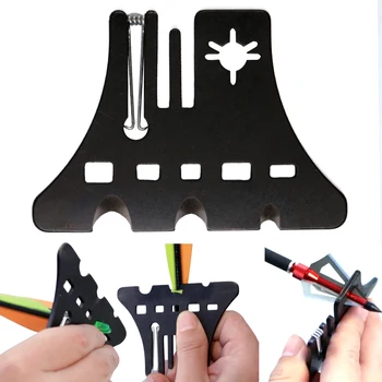 

Linkboy Archery New Multifunctional Arrow Repair Tool Fletch Removing Gear Cleaner Bow Nock Adjusting Device for Archery
