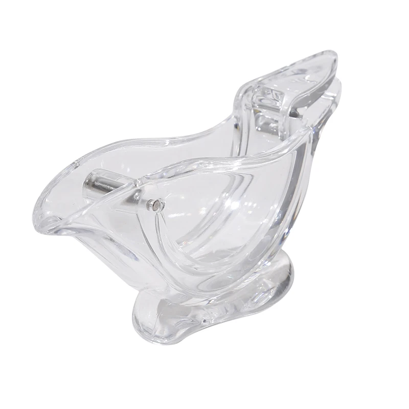 Exprimidor de frutas con Clip para el hogar, utensilio de cocina con prensa en forma de barco, plástico ABS, transparente, Manual - Imagen 5