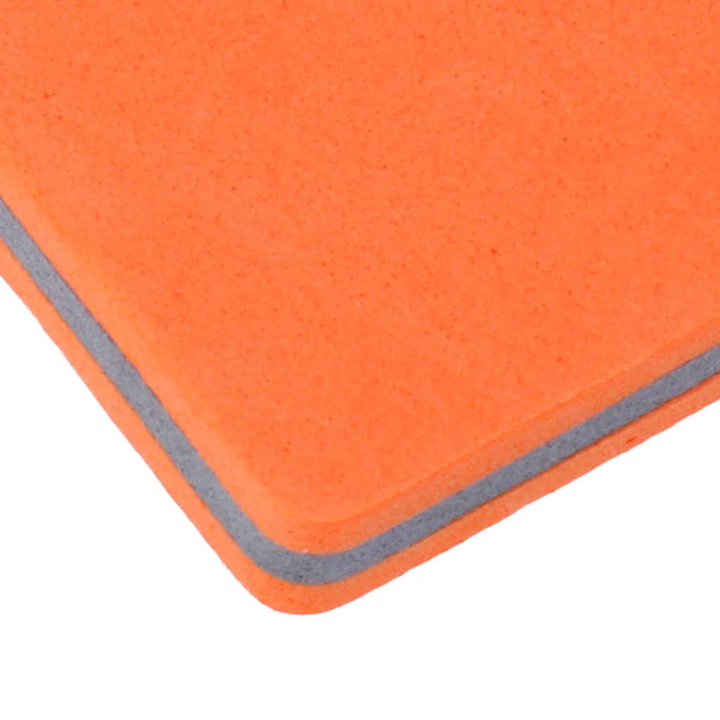 2x Boating Foam Floating Keyring Keychain Captain Gift Toy- Square Orange