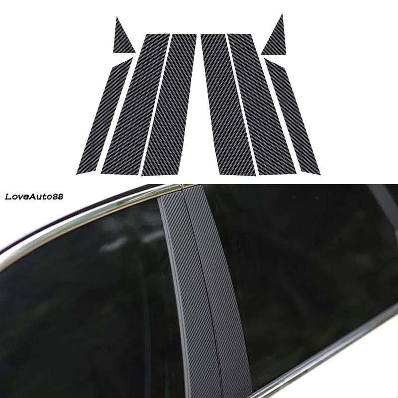 

Car Body Middle Column Side Cover Frame Trim Sticker Exterior Accessories Window Frame For Volkswagen VW Jetta MK7 2019 2020