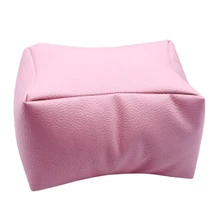 1 шт. оборудование для нейл-арта, подушка для рук, мягкая подушка для ног из искусственной кожи, держатель для рук, двойное использование, оборудование для маникюра, нейл-арта, розовый цвет