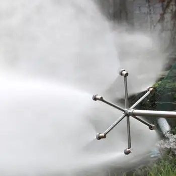 

360 Degrees Water Spray Sprinkler Rotary Atomizing Nozzle Lawn Garden Irrigation Garden Greenhouse Irrigation Sprayer