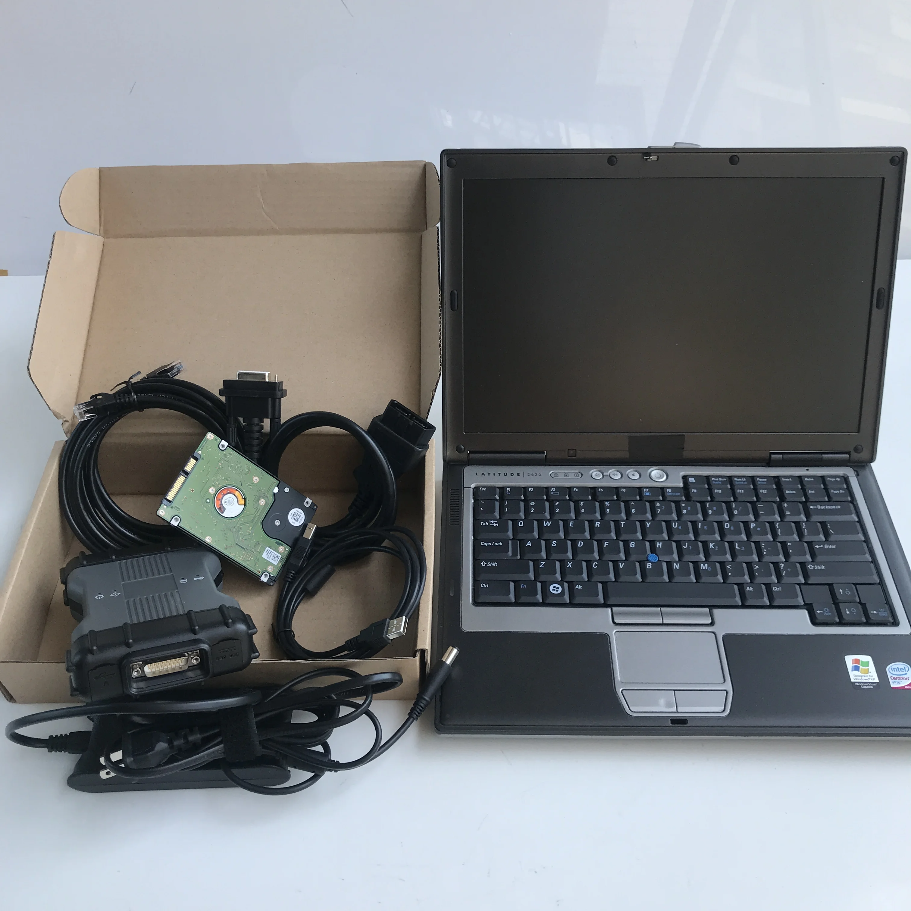 Новый Полный комплект MB Star C6 SD c6 DOIP с подержанным ноутбуком D630 OBD2 диагностическое