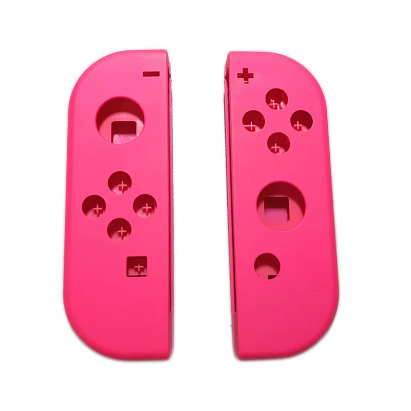 Фиолетовый оранжевый сменный Корпус Корпуса ДЛЯ NS JoyCon, чехол для NX Joy Con, чехол для контроллера - Цвет: pink pink