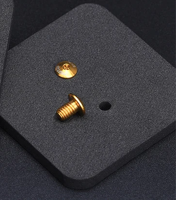 Gold Риск 2 шт. титановый дорожный велосипед C Тормозной суппорт фиксированный винт велосипедный V Тормозной зажим Болт с регулировкой UT6800DA9000DA9010 - Цвет: Gold