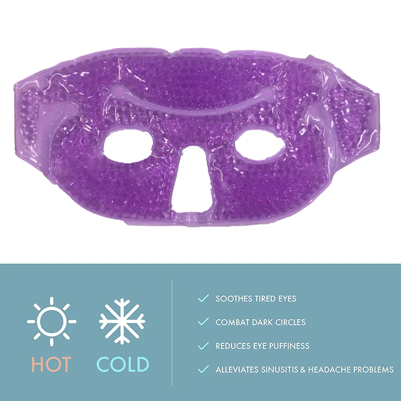 Best Eye Mask Hot Cold Gel Beads Sleep Mask Anti-Aging Perfect for Relieving Migraines Stress Related Tension Reduce Puffy Eyes
