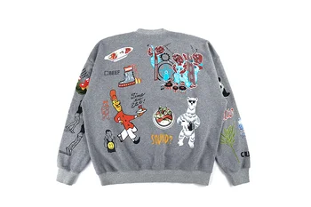 

2019 Autumn New W.W.C.D Face Printed Sweatshirts Women Men Top Quality HipHop Kanye West Pullovers Cotton Sweatshirt