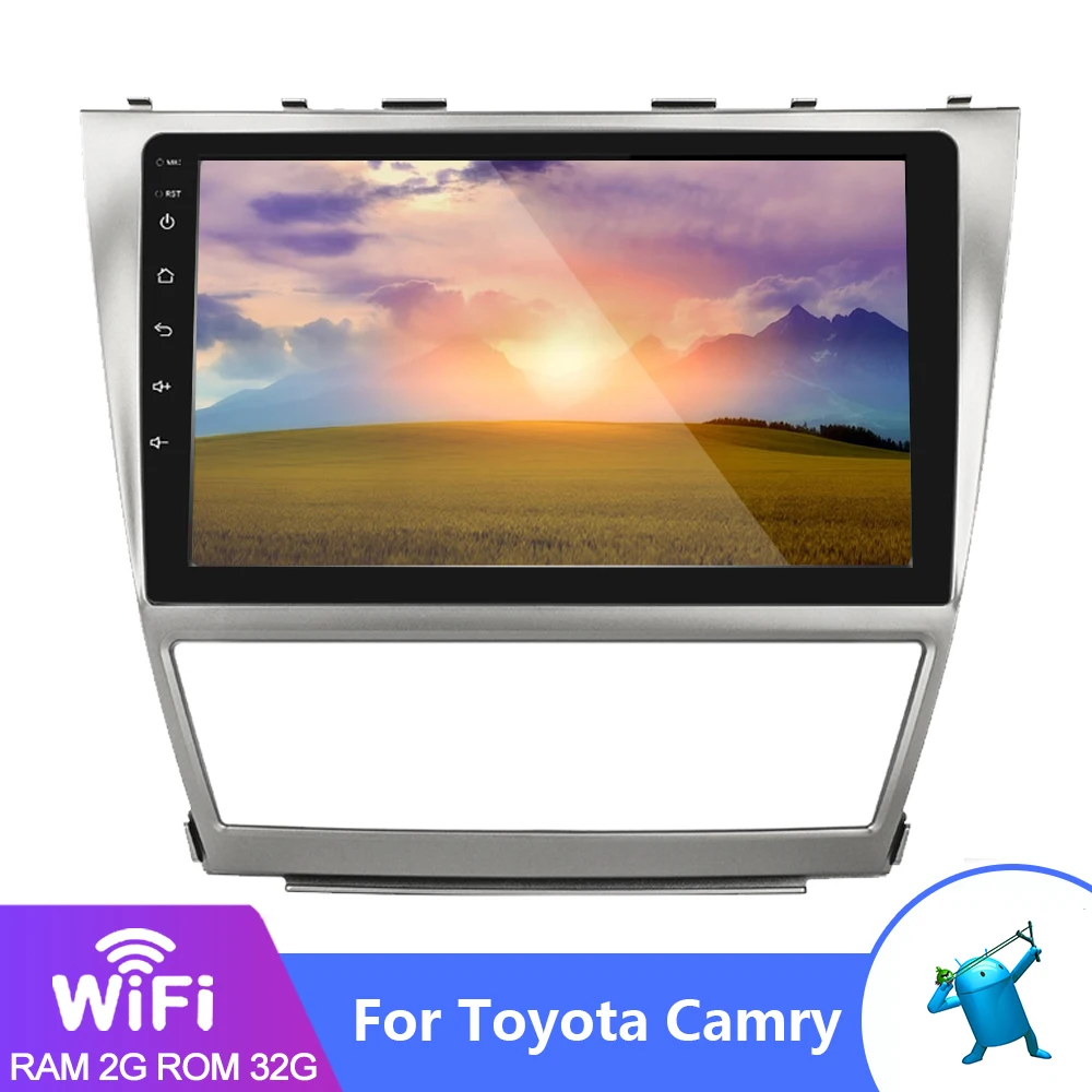 Автомагнитола 2 din Android 9 1 для Toyota Camry 2007-2011 10 дюймов гб + 32 wi-fi OBD DVR SWC мультимедиа |