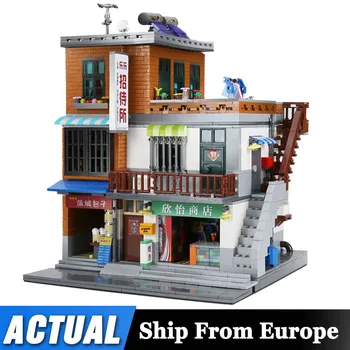 

Chinese MOC City Building Series The Urban Village Set Building Blocks Toys Xingbao Lepinblocks House Model Toys