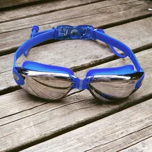 Цельный силиконовый наушник с гальваническим покрытием, стиль, плавательные очки, маска для дайвинга, очки, анти-туман, для взрослых