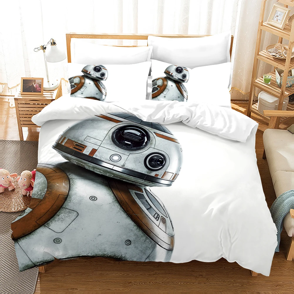 Комплект постельного белья из серии "Звездные войны", 3D, пододеяльник, наволочки, одеяло, постельные принадлежности, постельное белье