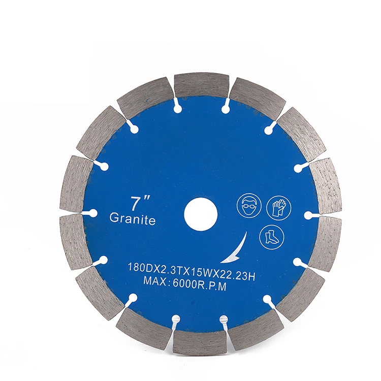 

DB32 Wholesale Cheap Diamond Stone Cutter 7 Inch 180mm Sintered Hot Press Diamond Blades Cutting Wheel for Granite Marble 10PCS