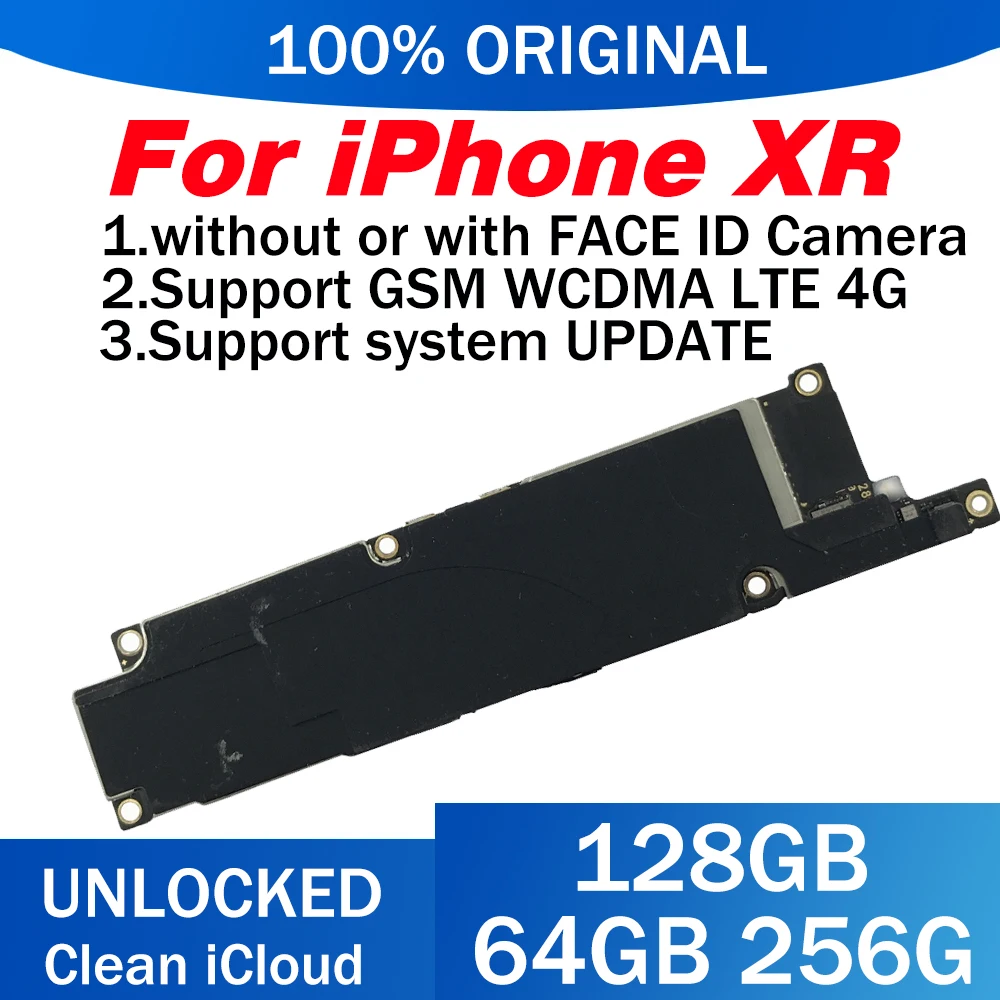 Материнская плата для iphone XR разблокированная Новая Обновленная логическая IOS