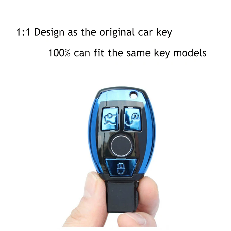 Cover chiave telecomando per Mercedes Benz classe A B R G GLK GLA GLC GLR W204 W210 W176 W202 W463 - H5cb041a480e946f39ed4bb29fd429d81J