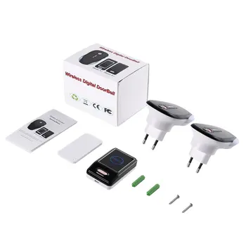 

Energy Saving Wireless Doorbell Home Security Alarm/ Welcome Smart Doorbell Multi-purpose Door Button Easy Installation