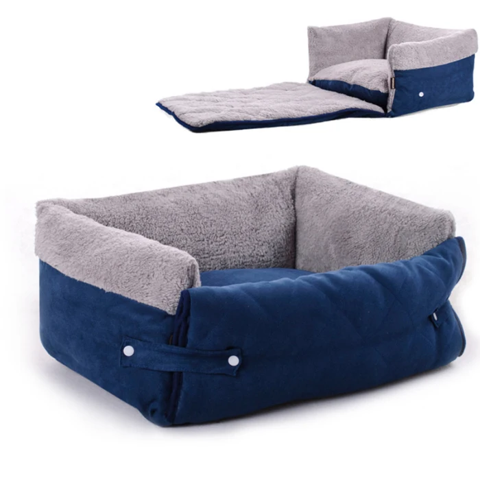 Pull Pet гнездо собака диван подушка кошки матрас флип осень зима теплая кровать диван ковер домашний QP2