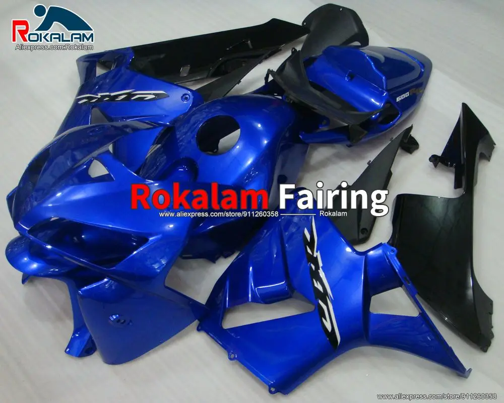 

Для Honda CBR600 RR 05 06 F5 CBR600RR 2005 2006 лет CBR 600RR капот мотоцикла синий черный комплект обтекателей (литьё под давлением)