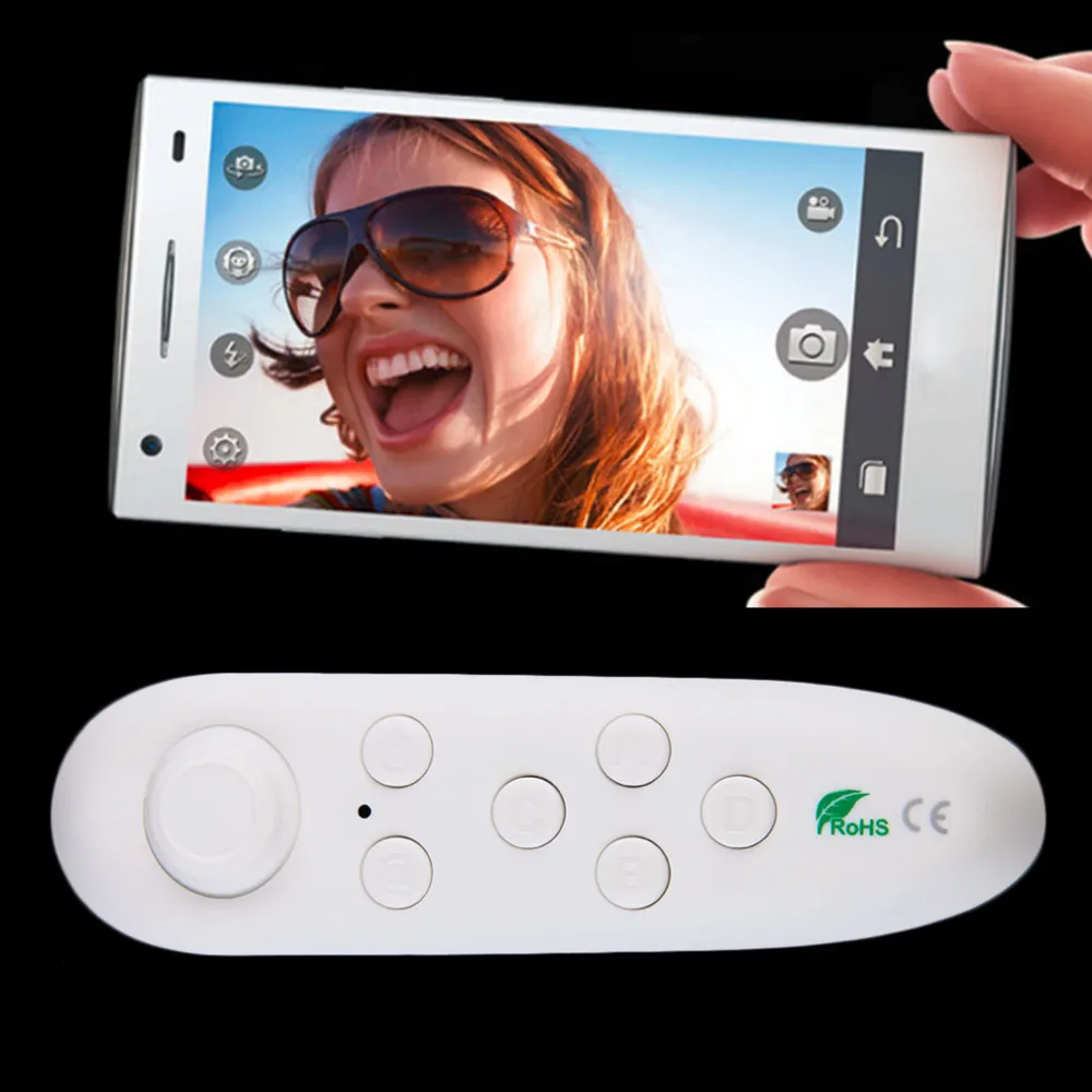 4 режима Bluetooth Джойстик пульт дистанционного управления музыка игра затвор видео для VR