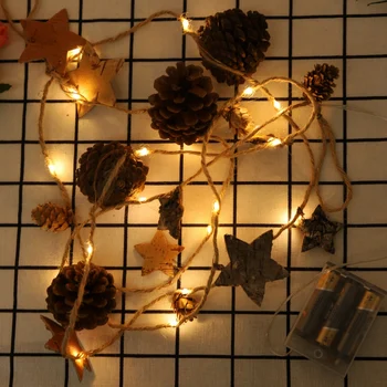 

New Snowman Christmas Tree Glass Bottle Light String Shop Window Home Decoration Lamp Led Copper Wire Holiday Light