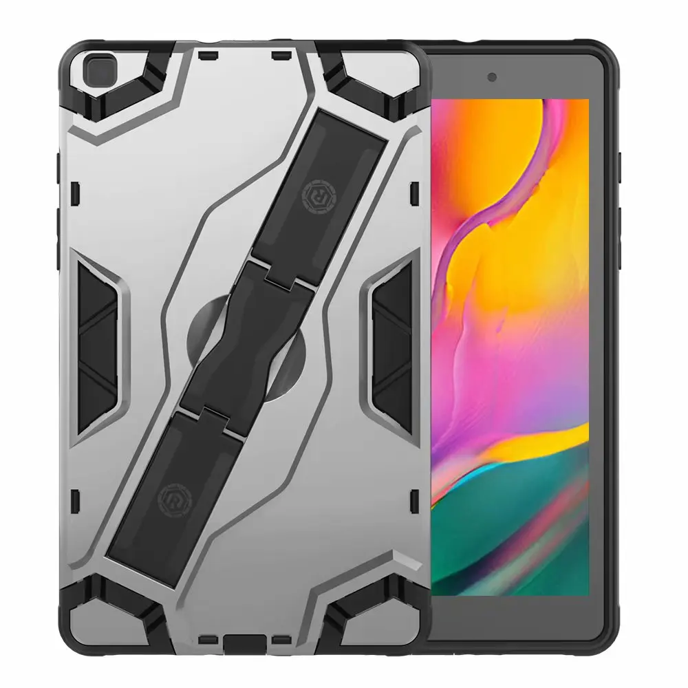 Модные Heavy duty Защита чехол для планшета для Samsung Galaxy Tab A T290 T295 8,0 дюймов Стенд Крышка ремешок Coque+ ручка