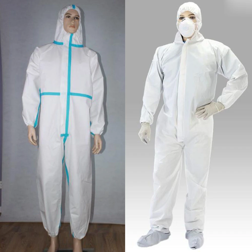 

Disposable Working Coveralls Anti-Dust Protective Clothing Work Hooded Overalls Dust-proof Paint Spray Clothes Safety Clothing
