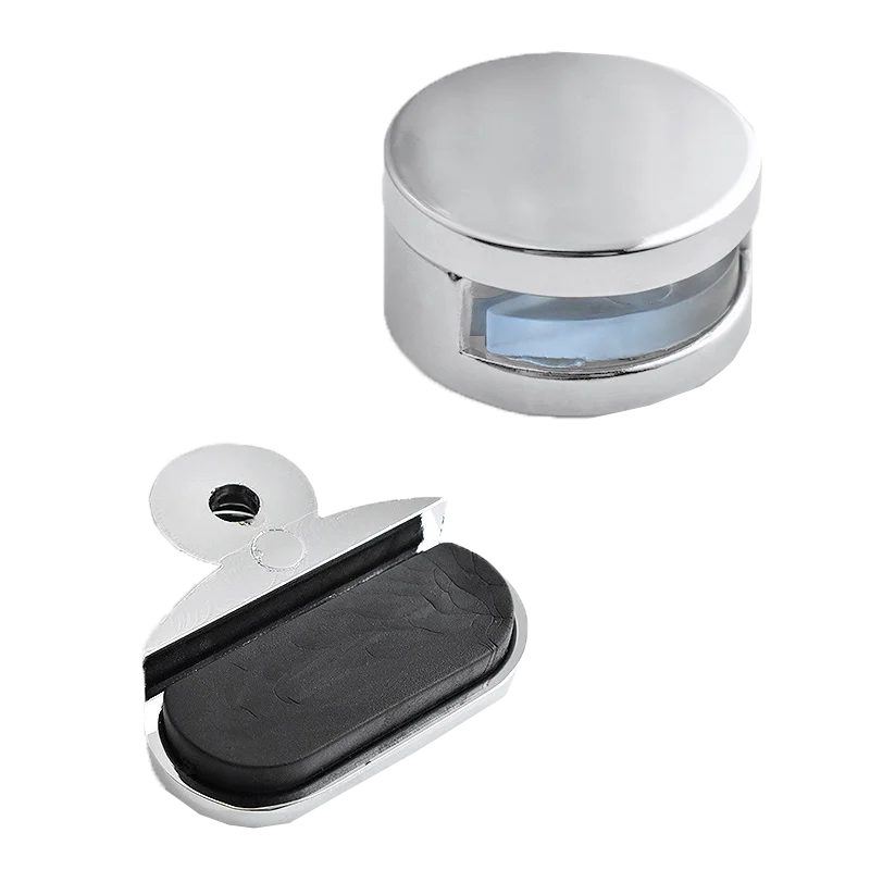 New 4PCS Glass Fixing Clip Wall Mount Frameless Mirror Clamps Bathroom Mirrors Supporting Thickness:3-5mm | Инструменты