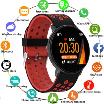 

W8 Smart Bracelet Heart Rate Monitor Tracker Pedometer Blood Pressure Sedentary Call Message Reminder Sleep Tracker Sport Watch