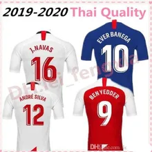 19 20 Севильская Футбольная Футболка home Out EVER BANEGA BEN YEDDER GEIS J. NAVAS YEDDER CORREA MURIEL Seville рубашка