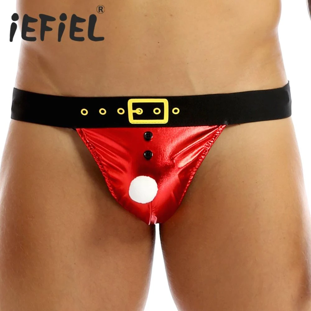 christmas man thong