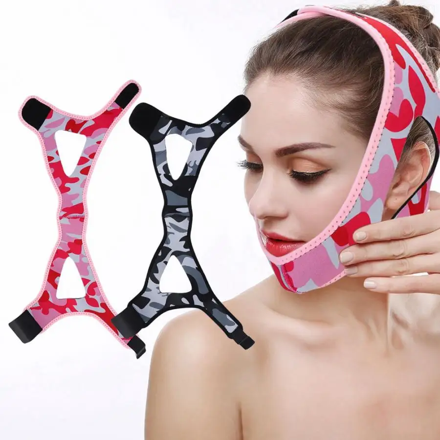 

Breathe Camouflage Unisex Anti Snoring Strap Band Adult Snore Solution Belt Health Care Tool Help Sleeplessness Health Care