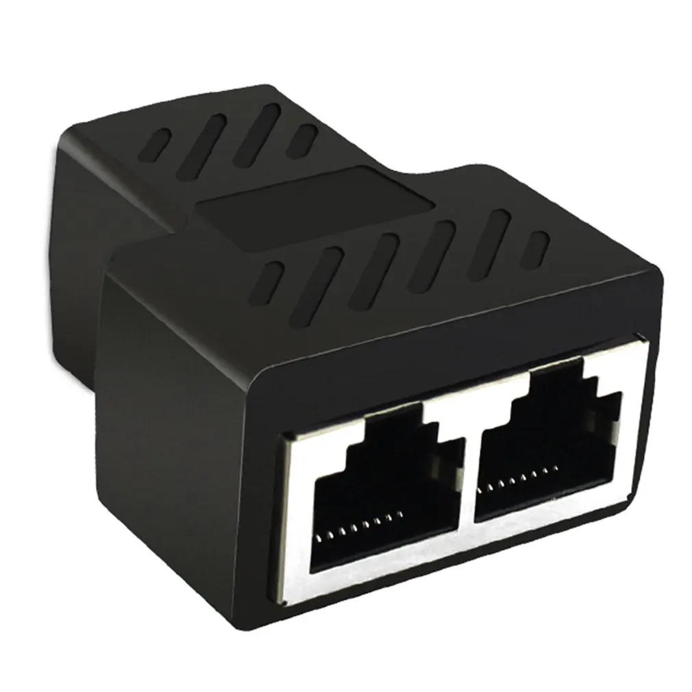 

1 pcs RJ45 1 Naar 2 Adapter Splitter Connector Met Afgeschermde CAT6 RJ45 Netwerk Tee Hoofd 8P8C Drie- manier Cable Accessorie