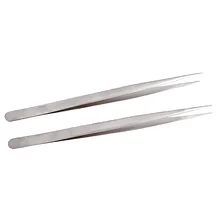 Non-магнитный Пинцет Анти-статический прямая законцовка точность Нержавеющая сталь щипцы телефон ремонт наборы инструментов