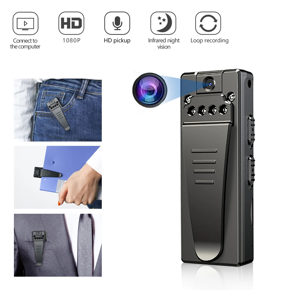 HD 1080P Cameras Mini Portable Pen Camera DVR Digital Camcorders Night Vision Loop Recording Video Recorder Pocket Sport Cam | Электроника