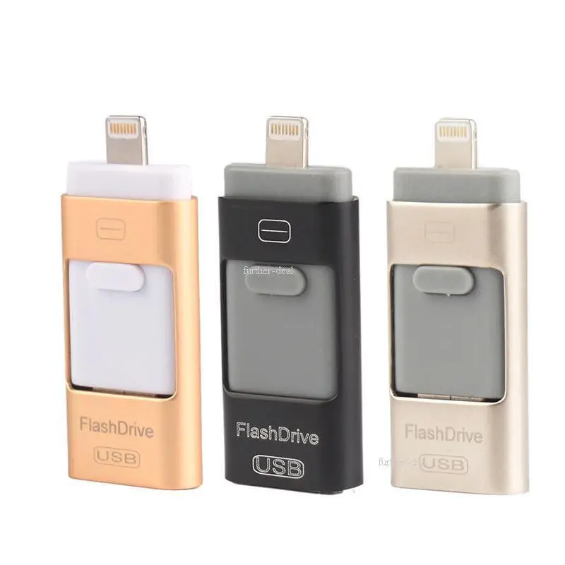 Thumb drive 128GB iphone flash drive memory stick pendrive type-C Micro USB Flash Drive 16GB 32GB 64GB pen drive clef usb3.0