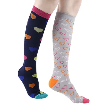

New Arrival Women Compression Socks Best for Athletic Running Medical Sports Flight Travel Crossfit Football Socks