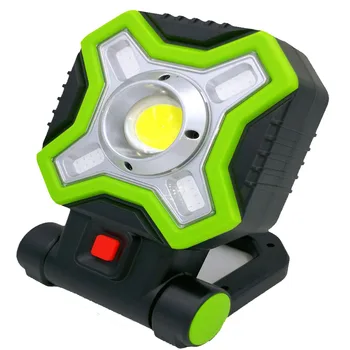 

Solar Powered COB LED Spotlight 3000mAh USB Rechargeable Work Light AAA Inspection Lamp Red Emergency Lamp Camping Tent Lantern