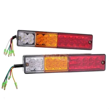 

12V Waterproof Trailer Truck LED Taillight Car Reversing Brake Stop Light Turn Signal Lamp