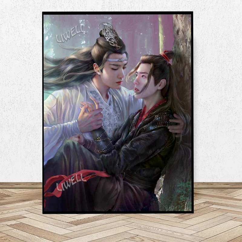 The Untamed Mo Dao Zu Shi Diamond Painting Full Square/Round Mosaic Handicraft Art Wei Wu Xian Cross Stitch Gift For Home Decor