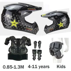 For 4-11 Years Children Baby Latka kids Hard Shell Body Protect Armor Motorcycle Helmet DH MX MTB Vest armor Knee Elbow Guard