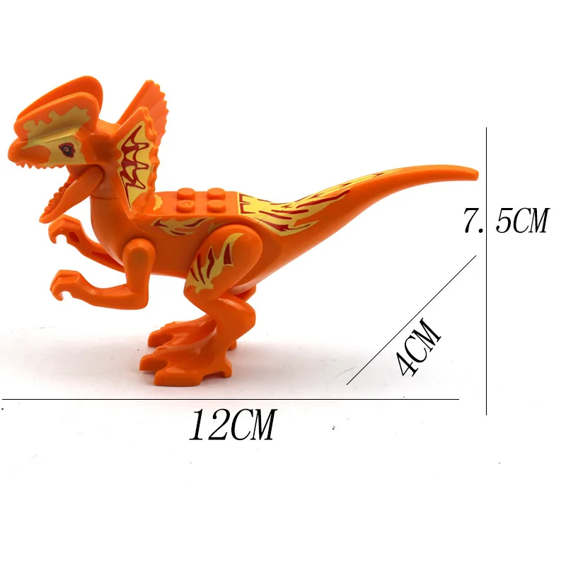 8 шт./компл. строительные блоки динозавры фигурки кирпичи тираннозавр рекс индомус Рекс I-Rex собрать детские игрушки