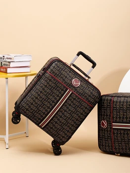 

Lightweight Suitcase Female Small Suitcase 2019 New Child Box Luggage Mute Wheel Universal Wheel Lever 18 Inch